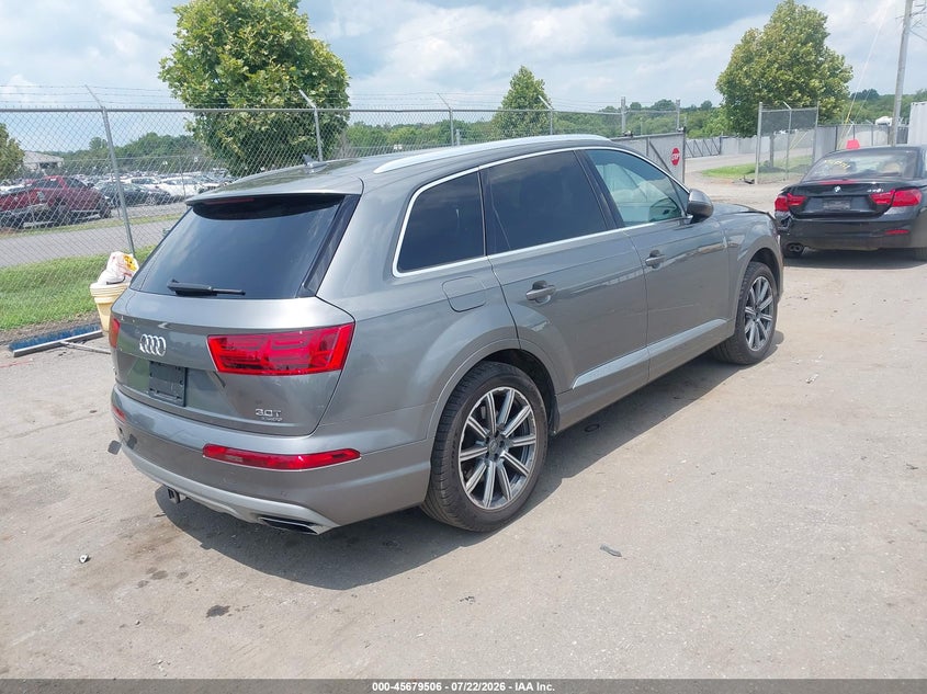 Vin: wa1laaf70hd027055, lot: 46178115, audi q7 3.0t premium 20174