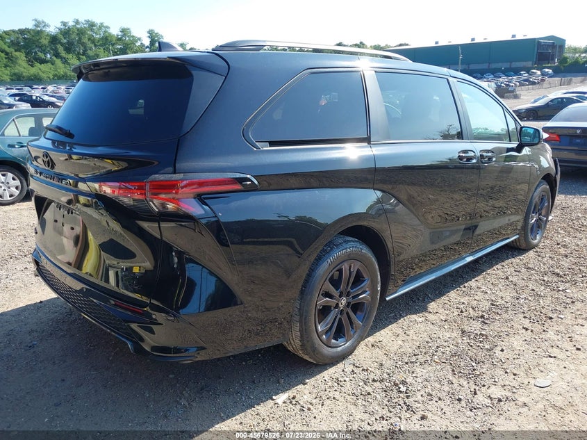 Vin: 5tdxskfc8ts242252, lot: 46178135, toyota sienna xse 20264