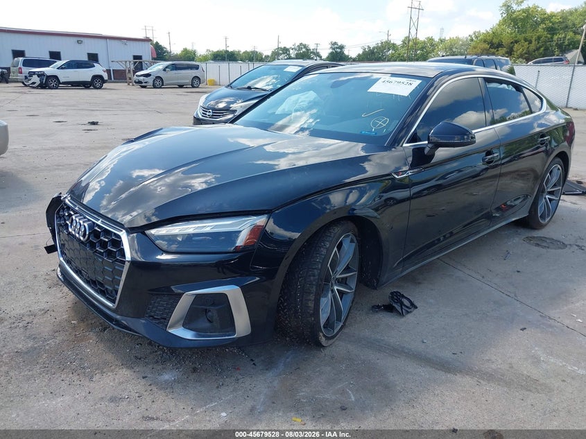 Vin: waufacf52na036833, lot: 46178137, audi a5 sportback premium plus 45 tfsi s line quattro s tronic 20222