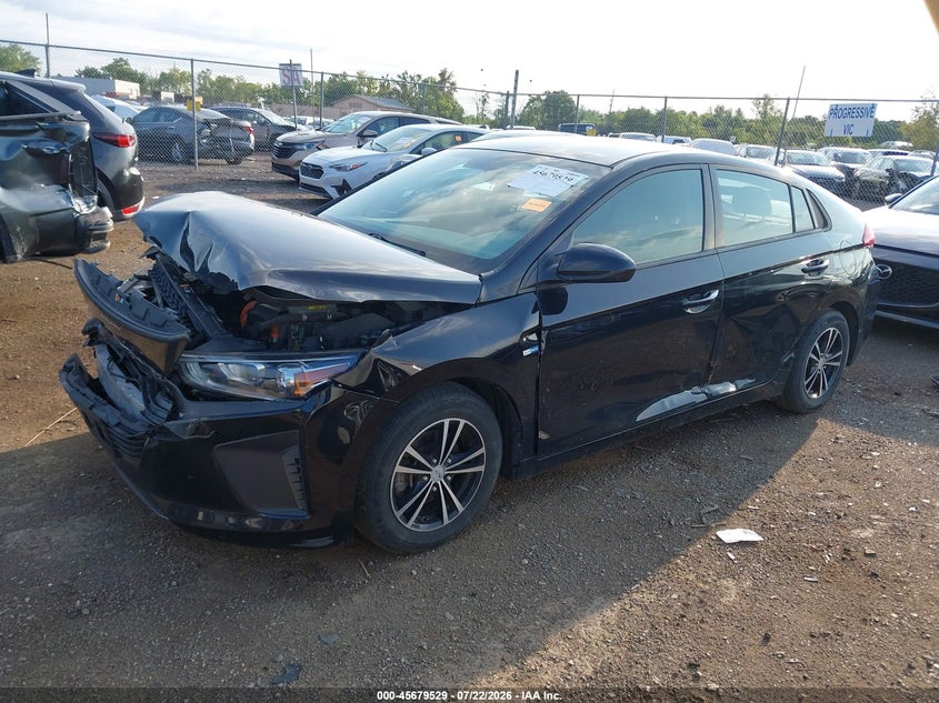 Vin: kmhc65lc4hu022467, lot: 46178138, hyundai ioniq hybrid blue 20172