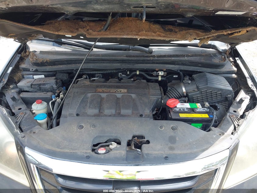 2010 Honda Odyssey Ex-L VIN: 5FNRL3H68AB034926 Lot: 45679542