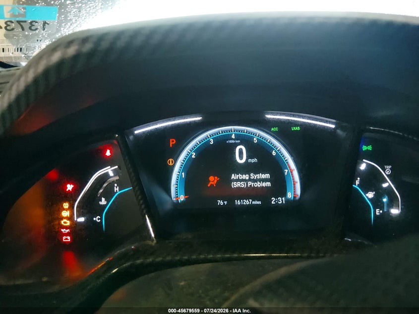 2019 HONDA CIVIC COUPE 2.0L I-4 DOHC, VVT, 158HP