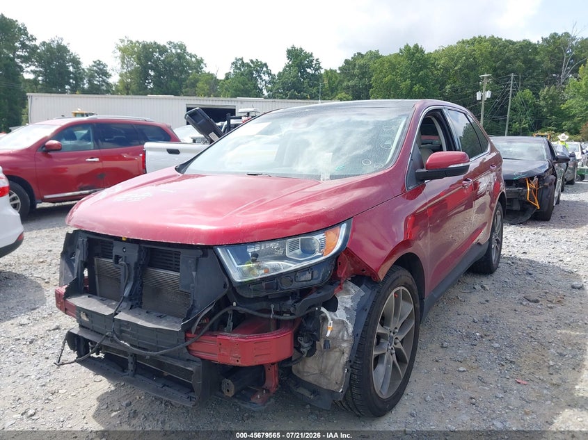 2016 Ford Edge Titanium VIN: 2FMPK4K86GBC56716 Lot: 45679565