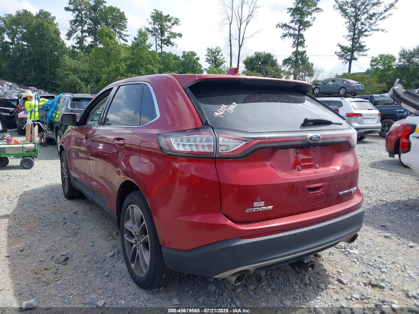 2016 Ford Edge Titanium VIN: 2FMPK4K86GBC56716 Lot: 45679565
