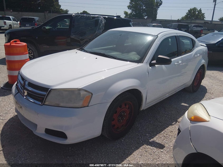 2013 Dodge Avenger Se VIN: 1C3CDZAB1DN627289 Lot: 45679577