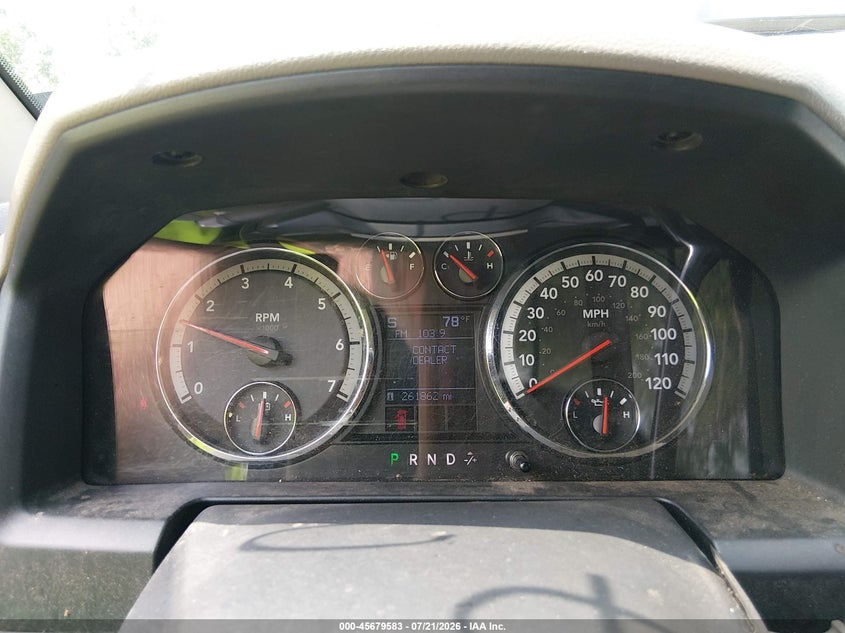 2009 Dodge Ram 1500 Slt/Sport/Trx VIN: 1D3HB18P99S780805 Lot: 45679583