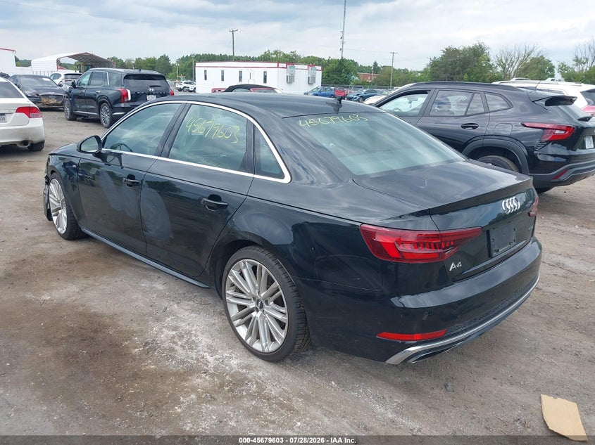 Vin: wauenaf40ka035459, lot: 46178212, audi a4 45 premium 20193