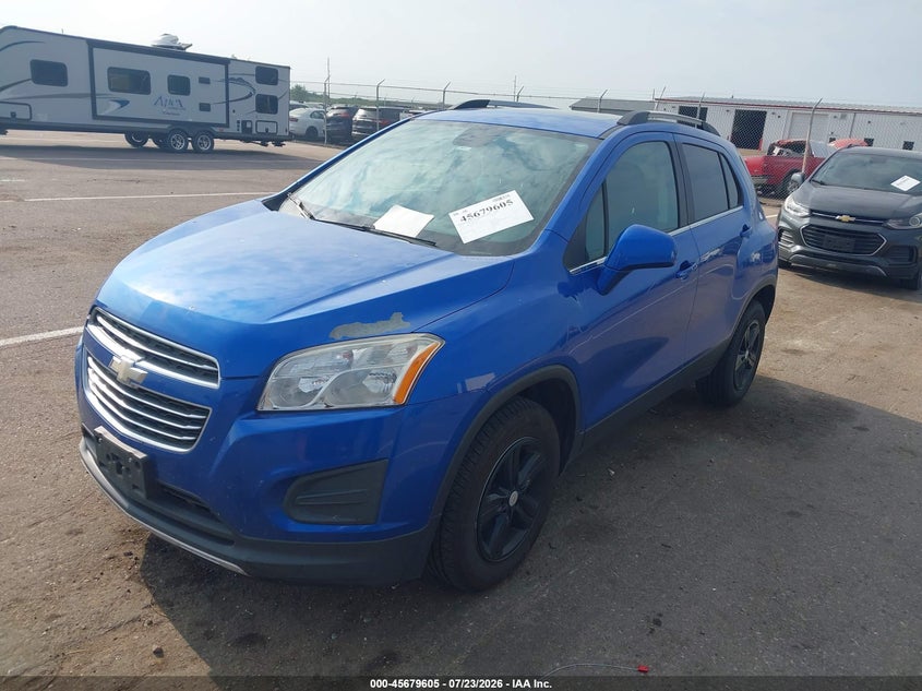 Vin: kl7cjrsb1fb116072, lot: 46178214, chevrolet trax lt 20152