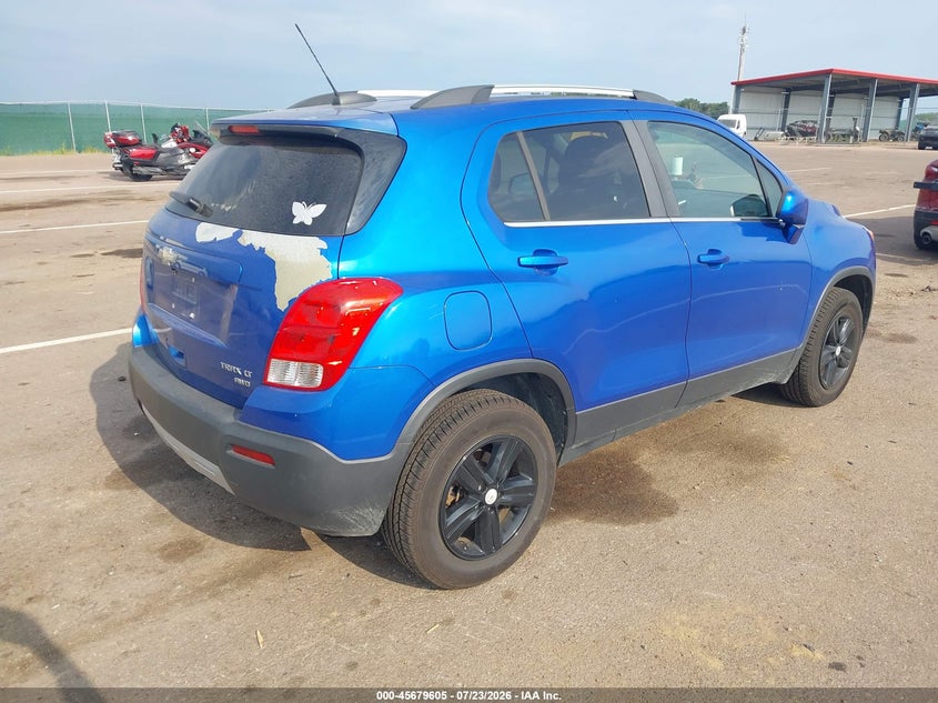 Vin: kl7cjrsb1fb116072, lot: 46178214, chevrolet trax lt 20154