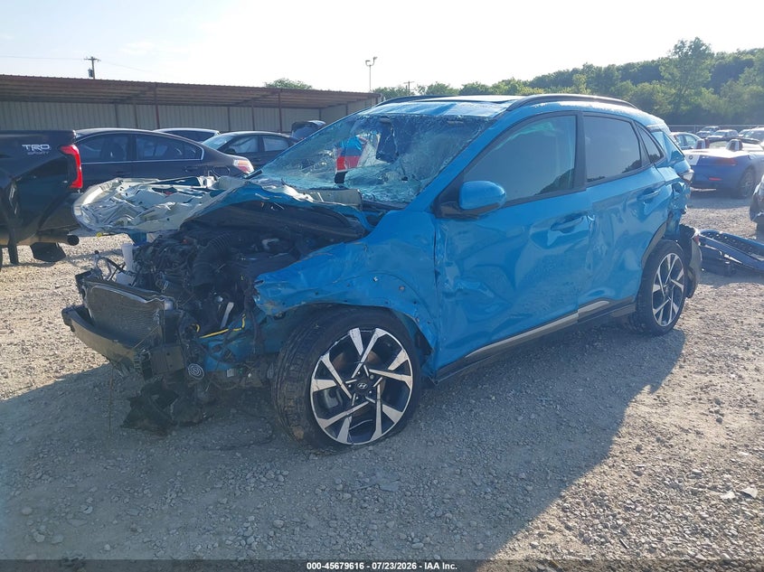 2022 HYUNDAI KONA auction photo 2