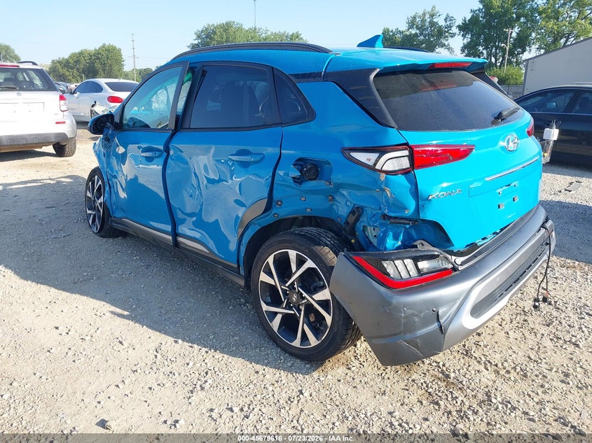 2022 HYUNDAI KONA auction photo 3