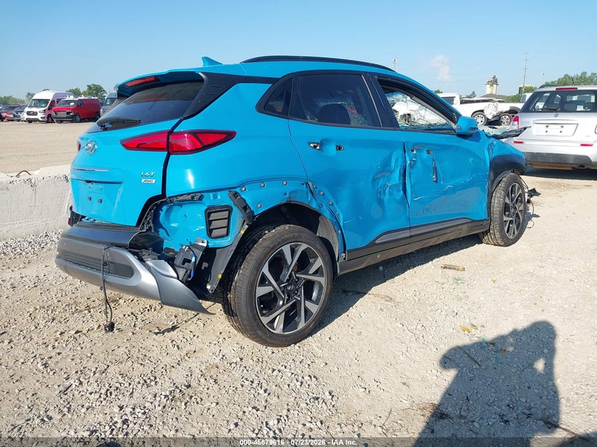 2022 HYUNDAI KONA auction photo 4