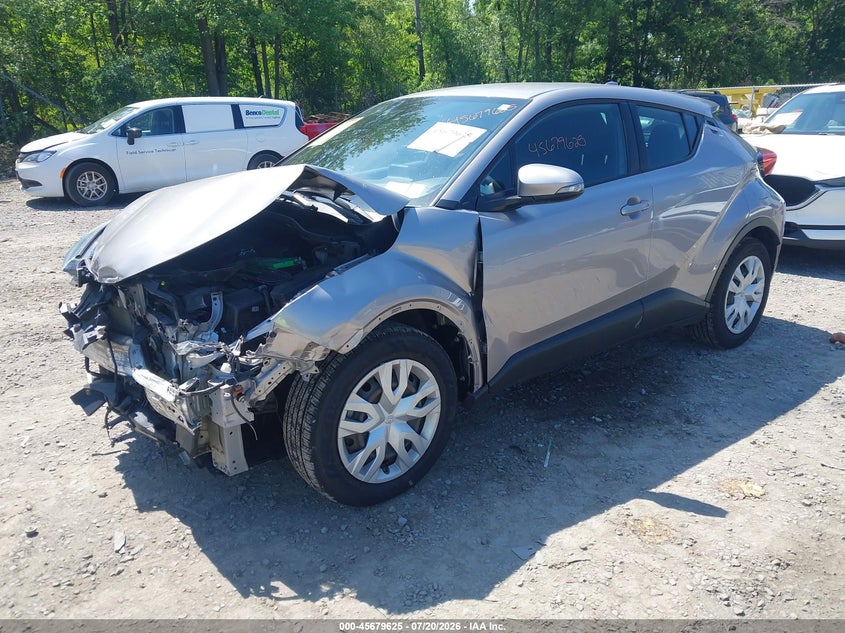 2019 Toyota C-HR, Удар спереди, IAAI, VIN NMTKHMBX9KR092694 — фото 2