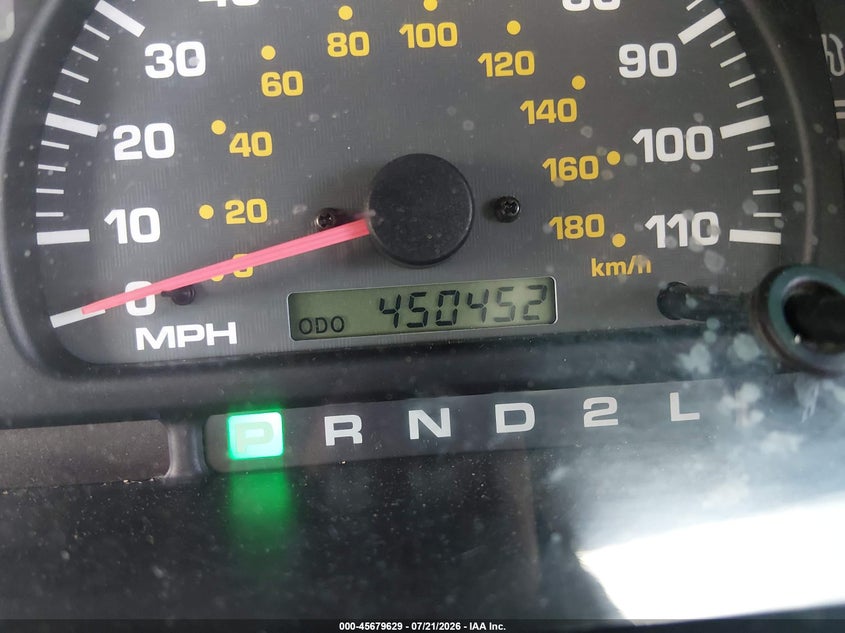 2002 Toyota 4Runner Sr5 V6 VIN: JT3HN86R729062734 Lot: 45679629