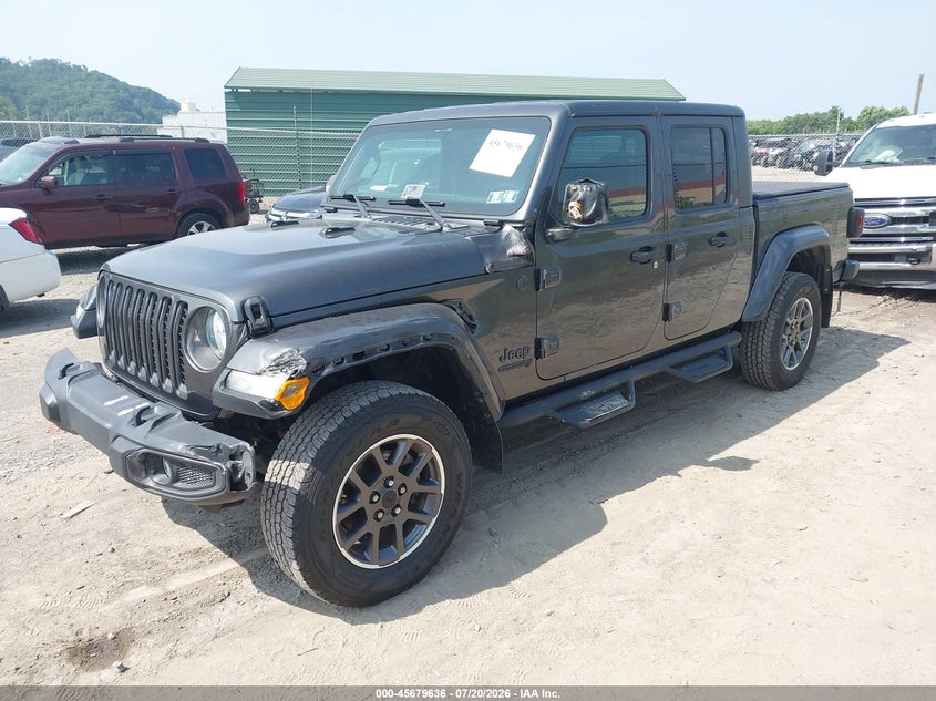Vin: 1c6hjtag2ml514022, lot: 46178245, jeep gladiator 80th anniversary 4x4 20212