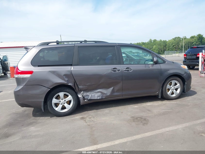 2012 Toyota Sienna Le V6 8 Passenger VIN: 5TDKK3DC8CS218293 Lot: 45679637