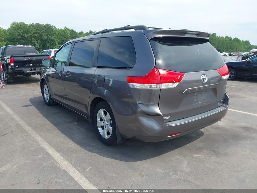 2012 Toyota Sienna Le V6 8 Passenger VIN: 5TDKK3DC8CS218293 Lot: 45679637