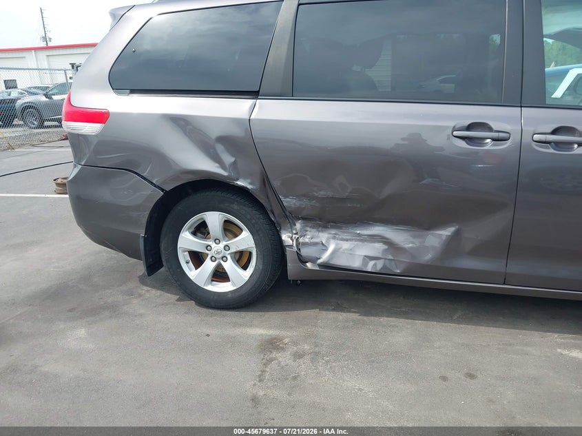 2012 Toyota Sienna Le V6 8 Passenger VIN: 5TDKK3DC8CS218293 Lot: 45679637