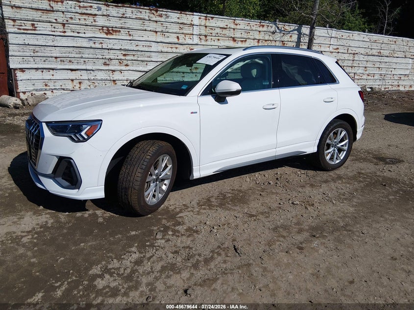 Vin: wa1eecf38r1037812, lot: 46178254, audi q3 premium plus 45 tfsi s line quattro tiptronic 20242