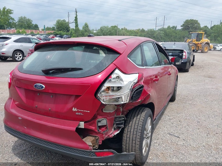 Vin: 1fahp3m27cl315480, lot: 46178256, ford focus sel 20124