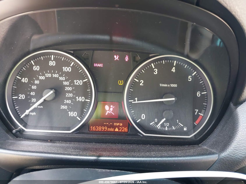 2009 BMW 128I VIN: WBAUP73589VF06754 Lot: 45679667