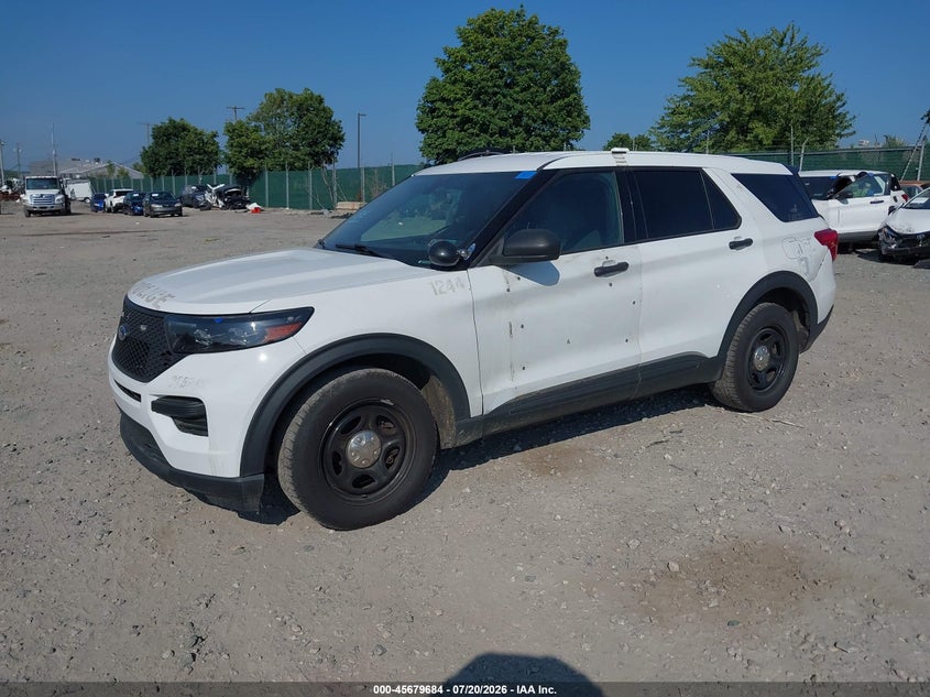 Vin: 1fm5k8aw0lgc14026, lot: 46178293, ford police interceptor utility 20202