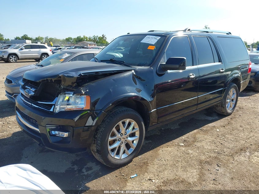 Vin: 1fmjk2at7hea65621, lot: 46178324, ford expedition el limited 20172