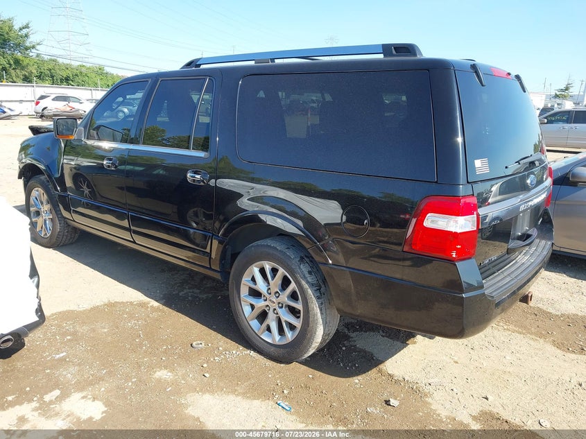 Vin: 1fmjk2at7hea65621, lot: 46178324, ford expedition el limited 20173