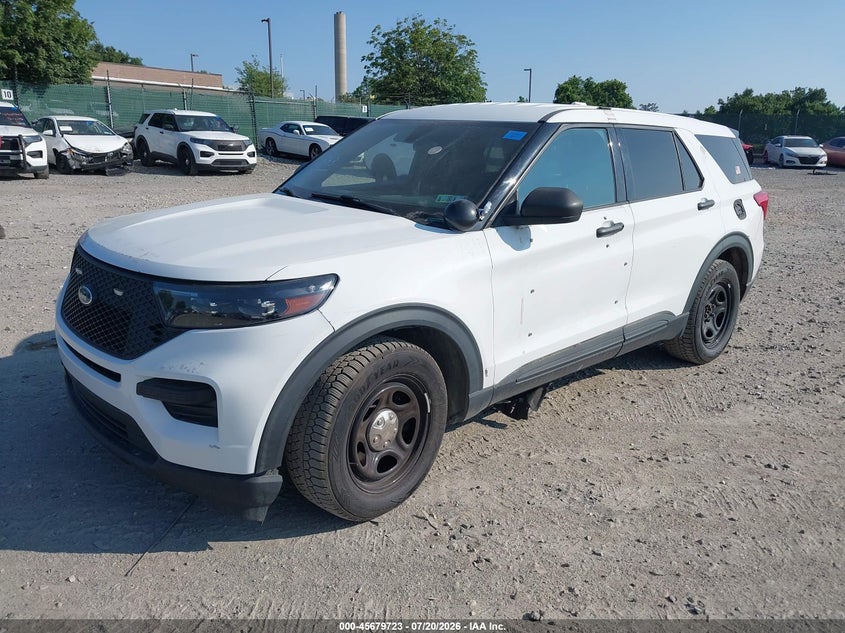 Vin: 1fm5k8aw7lgc14007, lot: 46178332, ford police interceptor utility 20202