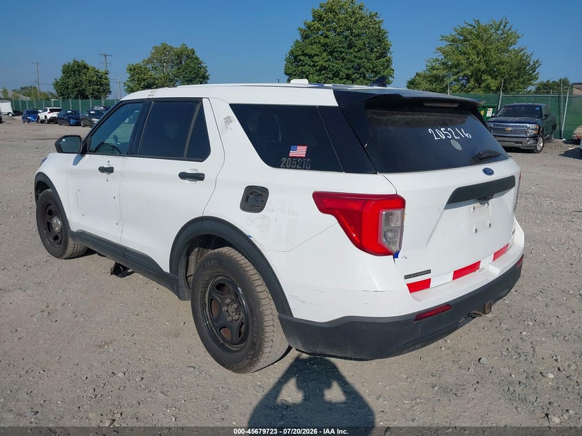 Vin: 1fm5k8aw7lgc14007, lot: 46178332, ford police interceptor utility 20203