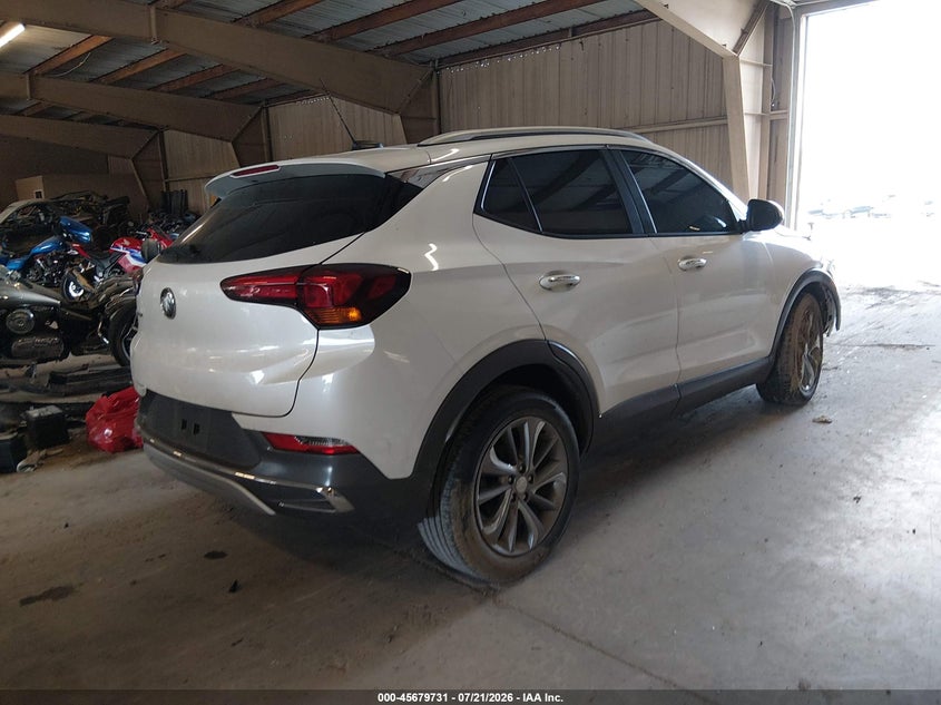 Vin: kl4mmfsl3nb127931, lot: 46178340, buick encore gx fwd essence 20224