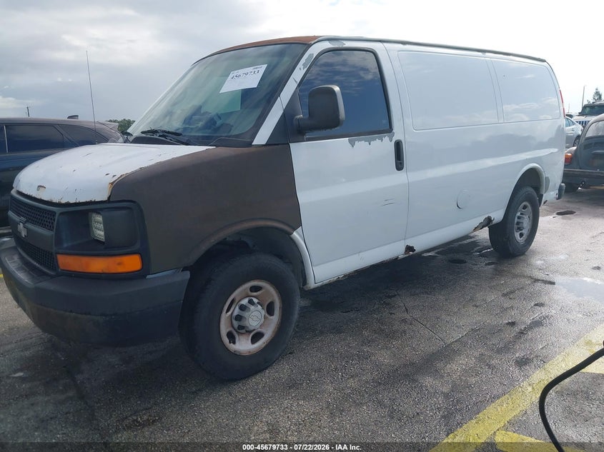 2008 Chevrolet Express, Обычный износ, IAAI, VIN 1GCGG25C381128330 — фото 2