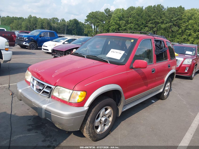 2000 KIA SPORTAGE SPORT UTILITY VEHICLE 2.0L I-4 DOHC, 130HP