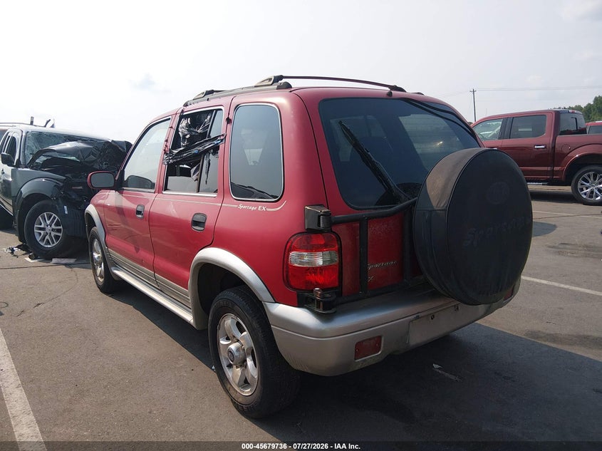 2000 KIA SPORTAGE SPORT UTILITY VEHICLE 2.0L I-4 DOHC, 130HP