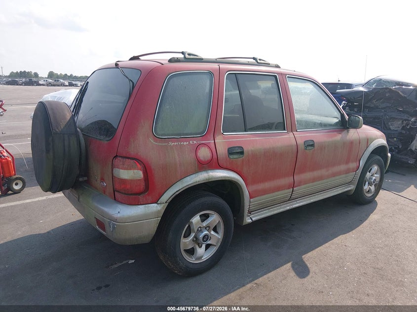 2000 KIA SPORTAGE SPORT UTILITY VEHICLE 2.0L I-4 DOHC, 130HP