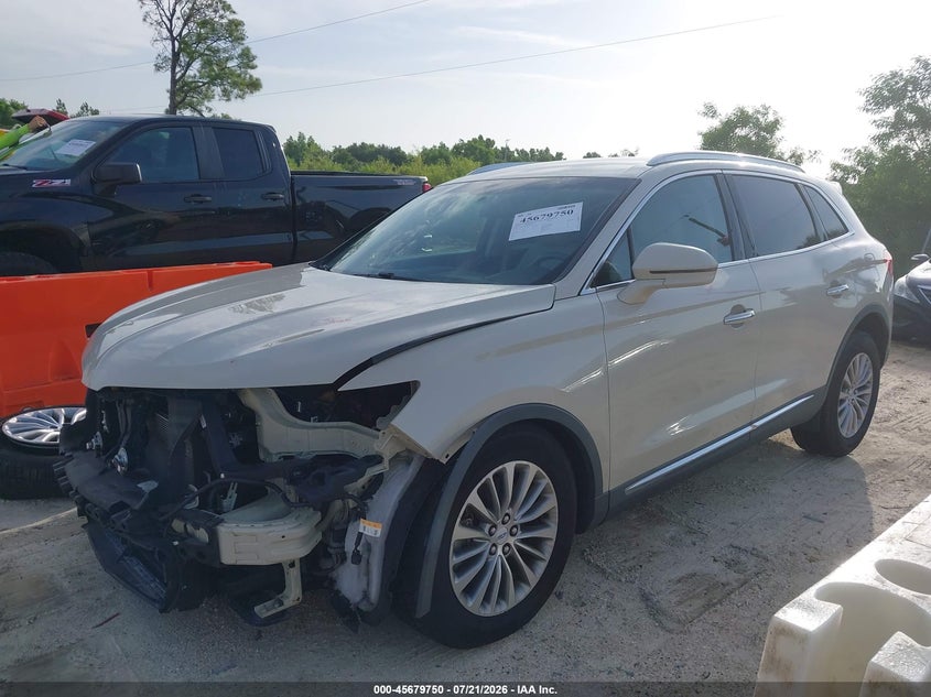 Vin: 2lmpj6kr7jbl47528, lot: 46178359, lincoln mkx select 20182