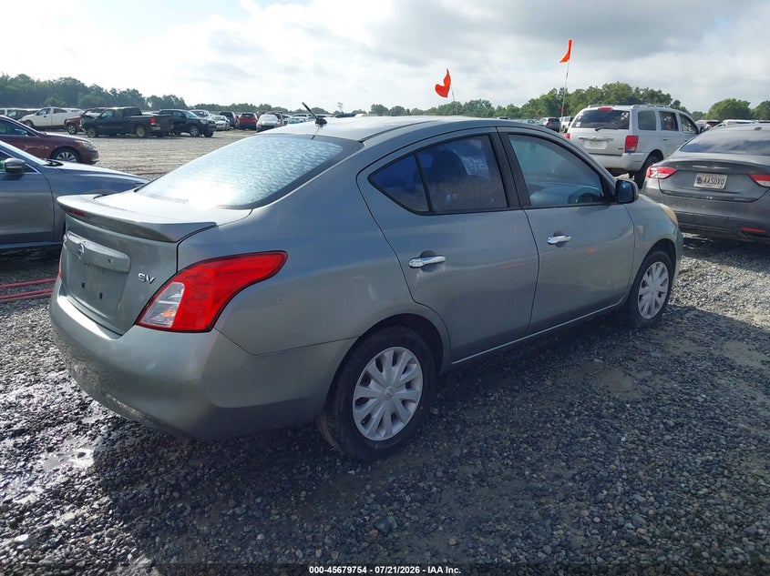 Vin: 3n1cn7ap6dl850844, lot: 46178363, nissan versa 1.6 sv 20134