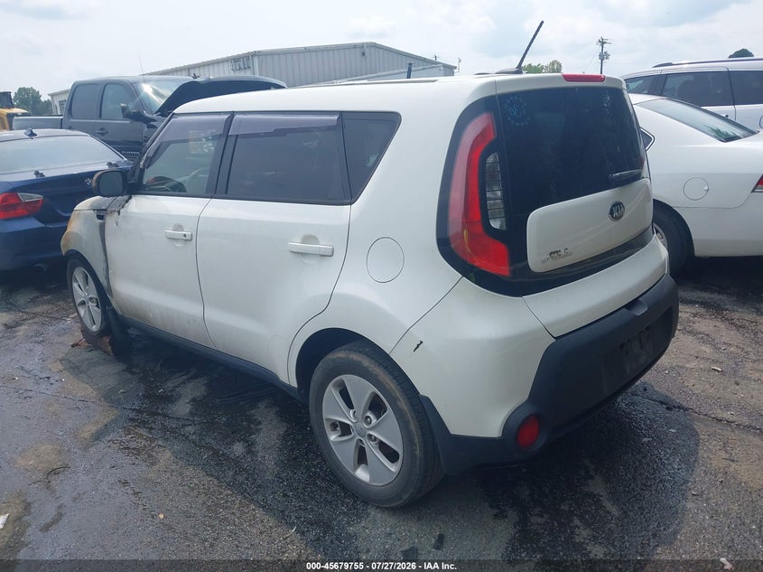Vin: kndjn2a26f7125084, lot: 46178364, kia soul 20153