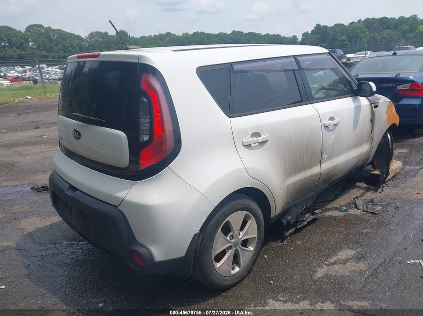 Vin: kndjn2a26f7125084, lot: 46178364, kia soul 20154