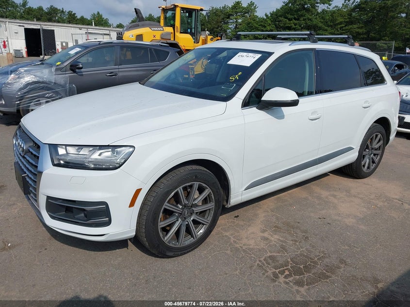 Vin: wa1laaf79jd032292, lot: 46178383, audi q7 3.0t premium 20182