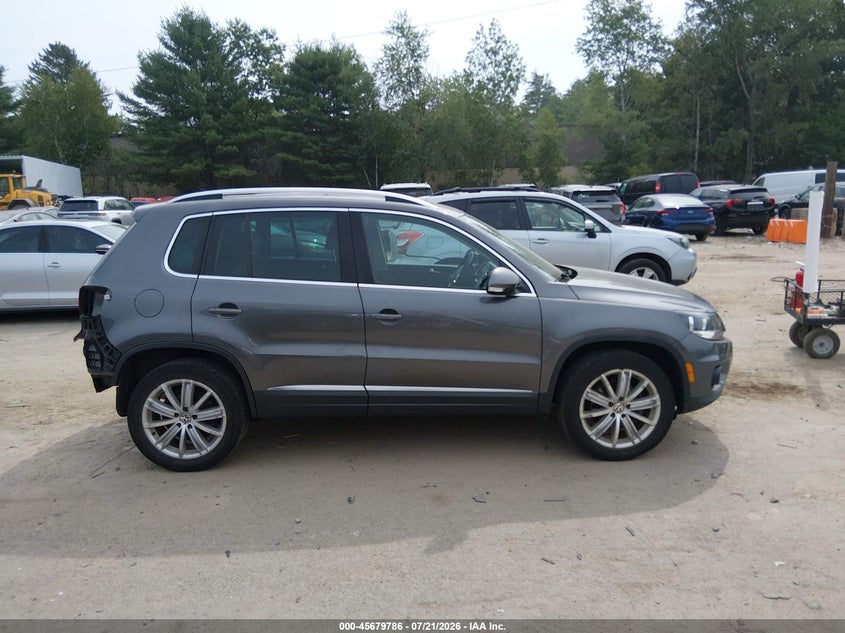 2014 Volkswagen Tiguan Sel VIN: WVGAV3AX9EW574051 Lot: 45679786