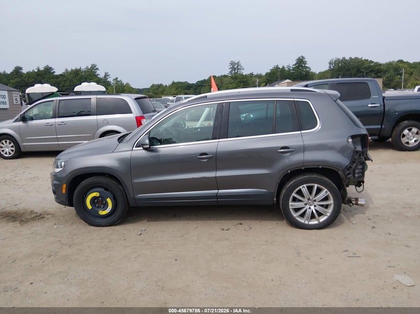 2014 Volkswagen Tiguan Sel VIN: WVGAV3AX9EW574051 Lot: 45679786