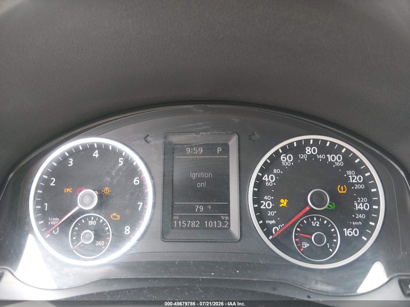 2014 Volkswagen Tiguan Sel VIN: WVGAV3AX9EW574051 Lot: 45679786