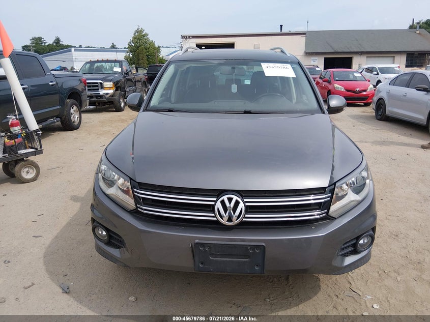 2014 Volkswagen Tiguan Sel VIN: WVGAV3AX9EW574051 Lot: 45679786
