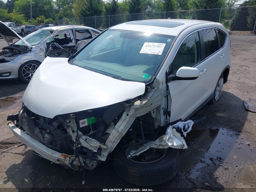 2013 Honda CR-V, Удар спереду, IAAI, VIN 5J6RM4H53DL018106 — фото 2