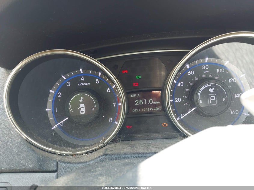 2013 HYUNDAI SONATA auction photo 7