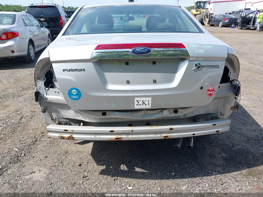 FORD FUSION HYBRID 2010 VIN 3FADP0L38AR194691