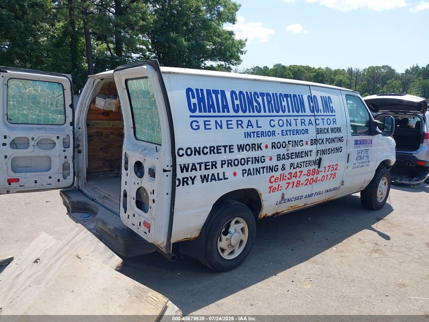 Vin: 1ftne2ew2bda20004, lot: 46178448, ford e-250 commercial 20114