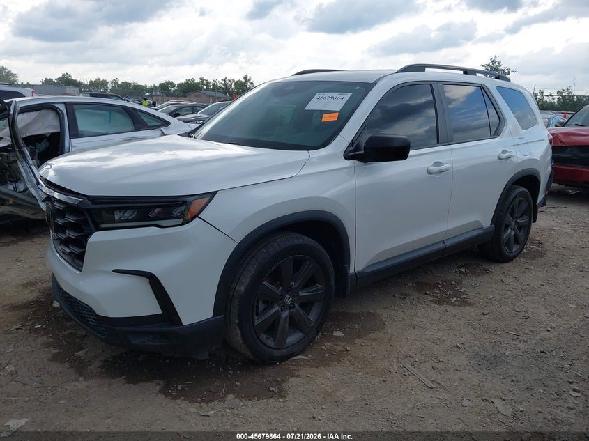 Vin: 5fnyg1h3xrb024419, lot: 46178473, honda pilot sport 20242