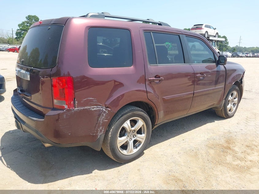 Vin: 5fnyf3h58cb025561, lot: 46178475, honda pilot ex-l 20124